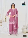 Mahnoor By Blue Hills Georgette Kurtis With Bottom Dupatta

